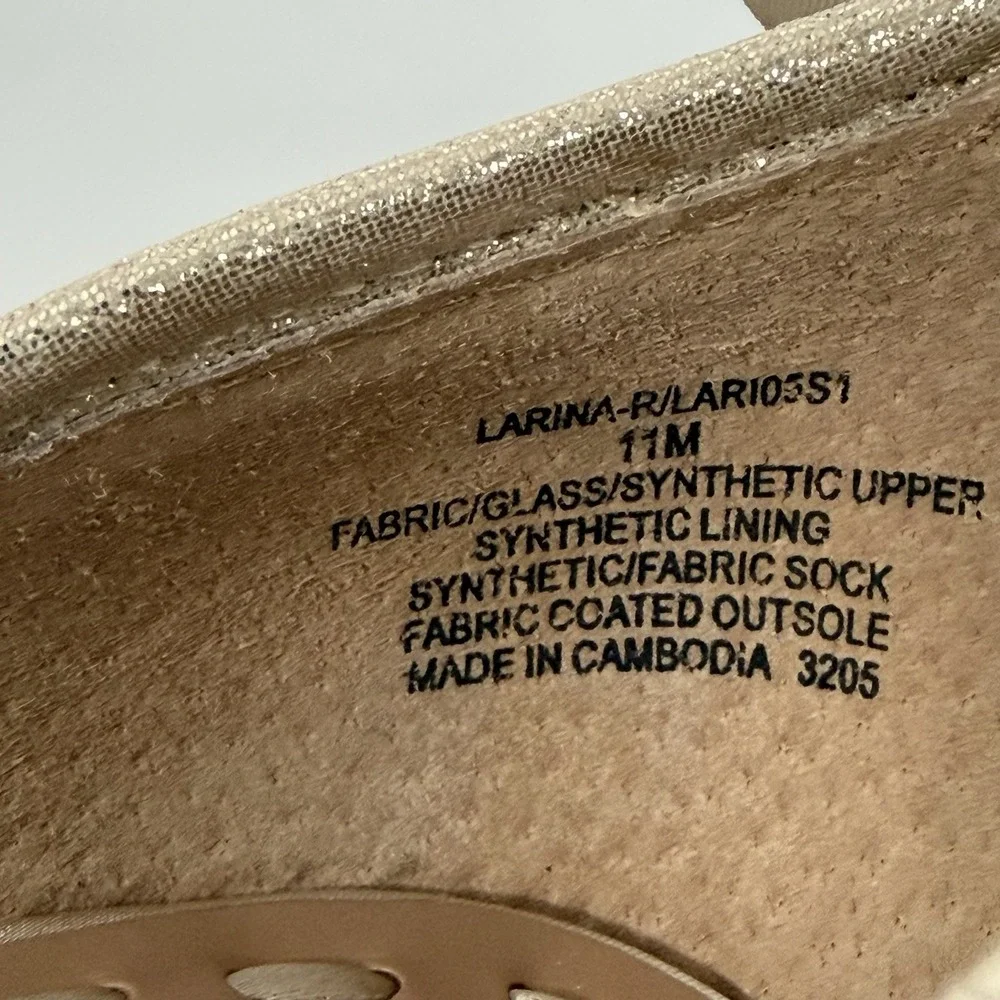 STEVE MADDEN Size-11 Womens Larina-R Heels- Champagne